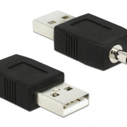 DELOCK Αντάπτορας USB 2.0 σε Stereo Jack 3.5mm 66069, μαύρο Ήχος 3.5mm