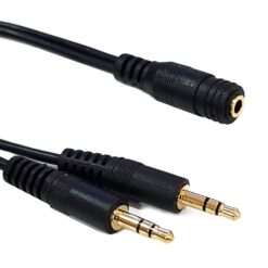 POWERTECH καλώδιο 3.5mm σε 2x 3.5mm CAB-J028, 0.20m, μαύρο Ήχος 3.5mm