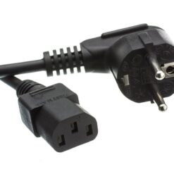 POWERTECH καλώδιο τροφοδοσίας PC CAB-P016, 3x 0.50mm², 1.5m, μαύρο Καλώδια - Αντάπτορες 1.5m
