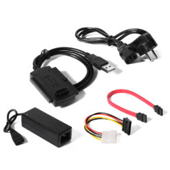 POWERTECH Converter USB 2.0 σε IDE & SATA CAB-U122, με τροφοδοσία, 0.8m Εσωτερικά PC USB