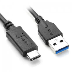 POWERTECH καλώδιο USB 3.0 σε USB-C CAB-UC002, 2m, μαύρο USB-C (Type-C) USB-C