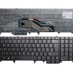 Πληκτρολόγιο για Dell Latitude E5520/E5530/Precision M4600/M6600, μαύρο Service DELL