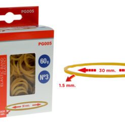 MP λαστιχάκια συσκευασίας PG005 σε κουτί, No3, 1.5x30mm, 60g Αναλώσιμα - Είδη Γραφείου Αναλώσιμα - Είδη Γραφείου