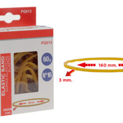 MP λαστιχάκια συσκευασίας PG013 σε κουτί, No16, 3x160mm, 60g Αναλώσιμα - Είδη Γραφείου Αναλώσιμα - Είδη Γραφείου
