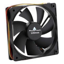 POWERTECH ανεμιστήρας PT-156, 120 x 120 x 25mm, 12V, 3pin & 4 βίδες PC & Αναβάθμιση Fan