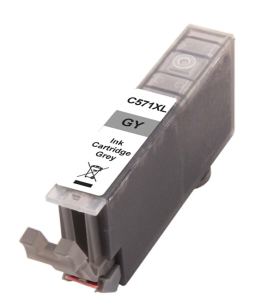 Συμβατό Inkjet για Canon, 571 XL, 12.2ml, γκρι ink Canon 571 XL