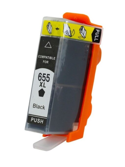 Συμβατό Inkjet για HP, 655, 21.6ml, μαύρο ink HP 655 2