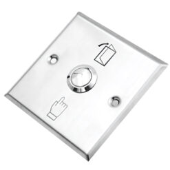 SECUKEY Χωνευτό μπουτόν SCK-CBUTTON2, 3Α, ασημί Access Control Access Control
