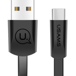 USAMS Καλώδιο USB σε USB-C US-SJ200, 2A, 1.2m, μαύρο USB-C (Type-C) USB-C