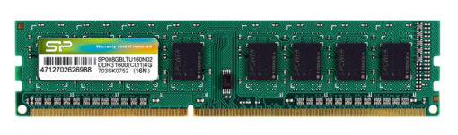 SILICON POWER μνήμη RAM 8GB DDR3, 1600MHz PC3-12800, 1.5V PC & Αναβάθμιση 8GB 2