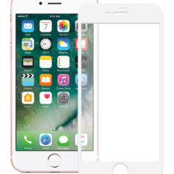 POWERTECH Tempered Glass 5D Full Glue για iPhone 8 Plus, λευκό Mobile APPLE