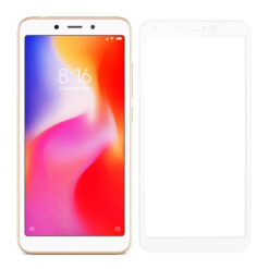 POWERTECH Tempered Glass 5D Full Glue για Xiaomi Redmi 6/6A, White Mobile Tempered Glass