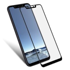 POWERTECH Tempered Glass 5D Full Glue για Pocophone F1 Qualcomm, μαύρο Mobile POCOPHONE