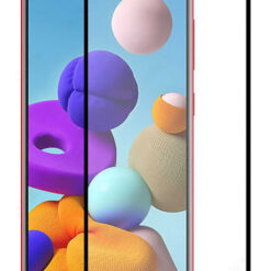 POWERTECH Tempered Glass 5D, full glue, για Samsung A21s & A21, μαύρο Mobile SAMSUNG