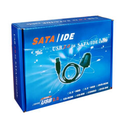 POWERTECH Converter USB 2.0 σε IDE & SATA CAB-U122, με τροφοδοσία, 0.8m Εσωτερικά PC USB 2