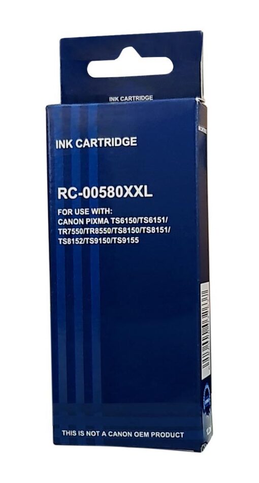 Συμβατό InkJet για Canon, 580XXL, 26.4ml, μαύρο ink Canon 580XXL 2