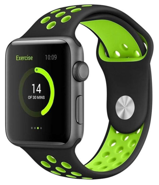 ROCKROSE band σιλικόνης Starry Night για Apple Watch 42/44mm, μαύρο Mobile Mobile Συσκευές 2