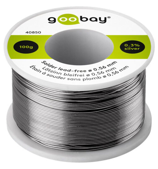 GOOBAY σύρμα συγκόλλησης 40850 Φ0.56mm, χωρίς μόλυβδο, 100γρ, 1τμχ Service & Εργαλεία Εργαλεία