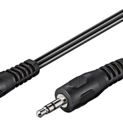 GOOBAY καλώδιο ήχου 3.5mm 50019, 3 pin stereo, 1.5m, μαύρο Ήχος 3.5mm