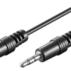 GOOBAY καλώδιο ήχου 3.5mm 51658, 3 pin stereo, copper, 1.5m, μαύρο Ήχος 3.5mm
