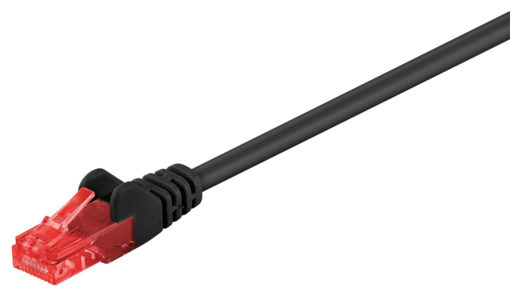 GΟOBAY καλώδιο δικτύου 68684, CAT 6 U/UTP, CCA, PVC, 5m, μαύρο Δίκτυο Cat 6
