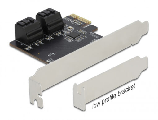 DELOCK κάρτα επέκτασης PCIe σε 4x SATA 90010, 6Gb/s, Low Profile PC & Αναβάθμιση PC & Αναβάθμιση 2