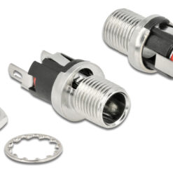 DELOCK σύνδεσμος DC 5.5 x 2.1mm 90056, bulkhead, θηλυκός Αξεσουάρ για Laptop PowerFix Group DELOCK σύνδεσμος DC 5.5 x 2.1mm 90056, bulkhead, θηλυκός Αξεσουάρ για Laptop Universal