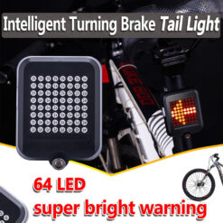 Έξυπνος οπίσθιος φωτισμός ποδηλάτου BIKE-0034, LED, μπαταρία, USB, μαύρο Gadgets - Αξεσουάρ Gadgets - Αξεσουάρ 2