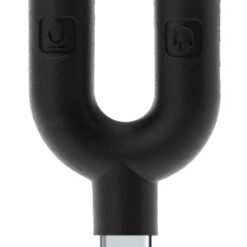 POWERTECH αντάπτορας USB-C σε 2x 3.5mm CAB-J052, μαύρος USB-C (Type-C) USB-C
