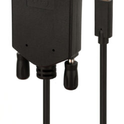 POWERTECH καλώδιο USB-C σε DVI CAB-UC050, 1080p/60Hz, 2m, μαύρο USB-C (Type-C) USB-C