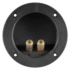 POWERTECH τερματικό ηχείου 6mm ή banana plug 4mm CAB-V036, Φ105mm, μαύρο Ήχος -