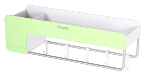 ECOCO βάση τοίχου για μικροαντικείμενα E1712, 40x13x12cm, πράσινη Οικιακός εξοπλισμός -