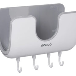 ECOCO βάση τοίχου για κουζίνα E1813, 20 x 9.5 x 12.5cm, λευκή-γκρι Διάφορα Οικιακά σκεύη Βάση
