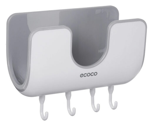 ECOCO βάση τοίχου για κουζίνα E1813, 20 x 9.5 x 12.5cm, λευκή-γκρι Διάφορα Οικιακά σκεύη Βάση