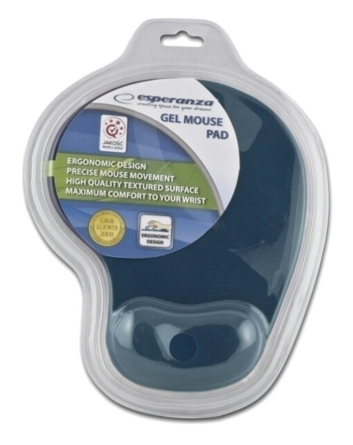 ESPERANZA gel mouse pad EA137B, 230x190x20mm, μπλε Mouse Pad Mouse Pad 2