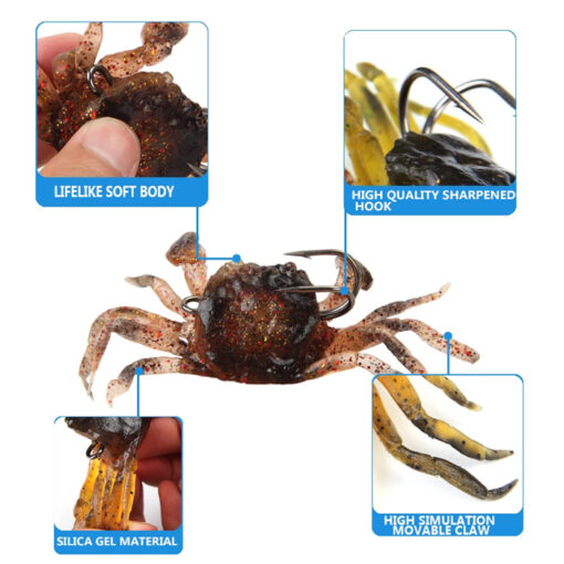 Τεχνητό δόλωμα καβούρι FISH-0033, με αγκίστρι, 8cm Gadgets - Αξεσουάρ Gadgets - Αξεσουάρ 2