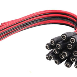 FOLKSAFE καλώδιο FS-DCPIGTAIL-F με θηλυκό βύσμα 5.5×2.1mm, 10τμχ Κάμερες Ασφαλείας Κάμερες Ασφαλείας