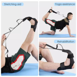 Ελαστικός ιμάντας για ασκήσεις Pilates/Yoga GYM-0022, 110cm, μαύρος Είδη Γυμναστικής Είδη Γυμναστικής 2