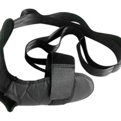 Ελαστικός ιμάντας για ασκήσεις Pilates/Yoga GYM-0022, 110cm, μαύρος Είδη Γυμναστικής Είδη Γυμναστικής