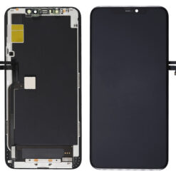 TW INCELL LCD για iPhone 11 Pro Max, camera-sensor ring, earmesh, μαύρη Service APPLE