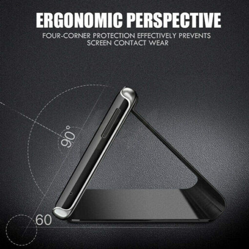 POWERTECH θήκη Clear view MOB-1599 για Xiaomi Mi 9, μαύρο Mobile XIAOMI 2
