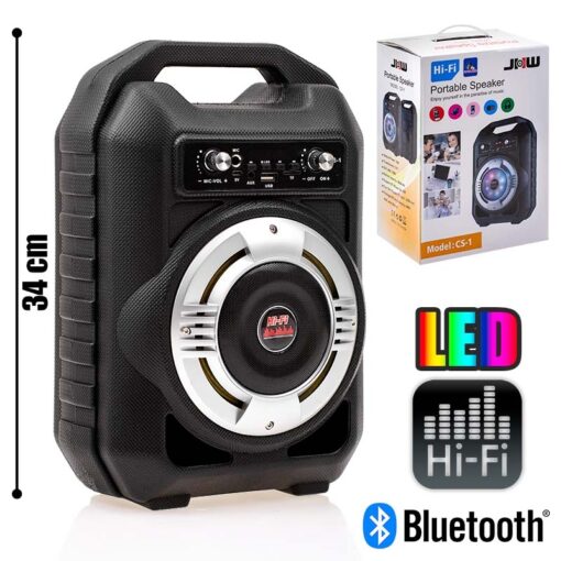 Hi-Fi Bluetooth MegaBox Ηχείο με LED Bluetooth Bluetooth