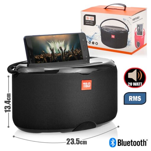 True Bass HiFi Bluetooth με Βάση Κινητού Black Bluetooth Bluetooth