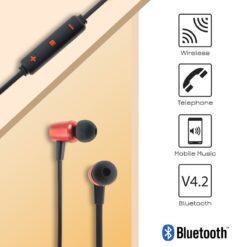 BT Sport Magnetic Handsfree STN-815 Orange Bluetooth Bluetooth/BT Sport Magnetic Handsfree STN-815 Orange/