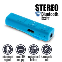 Stereo Bluetooth Πέτου χωρίς ακουστικά Cyan Bluetooth PowerFix Group Stereo Bluetooth Πέτου χωρίς ακουστικά Cyan Bluetooth Bluetooth/Stereo Bluetooth Πέτου χωρίς ακουστικά Cyan/