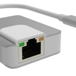 POWERTECH αντάπτορας USB Type-C σε RJ45+PD PTH-056, 10/100/1000M, ασημί Δικτυακά Δικτυακά