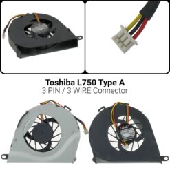 Ανεμιστήρας Toshiba L750 Type A CPU Fan PowerFix Group Ανεμιστήρας Toshiba L750 Type A CPU Fan CPU Fan/Ανεμιστήρας Toshiba L750 Type A/