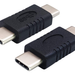 POWERTECH αντάπτορας USB-C αρσενικό σε USB-C αρσενικό PTH-061, μαύρος USB-C (Type-C) USB-C