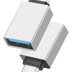 POWERTECH αντάπτορας USB-C σε USB 3.0 PTH-062, 5Gbps, ασημί USB-C (Type-C) USB-C