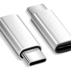 POWERTECH αντάπτορας USB-C αρσενικό σε Micro USB θηλυκό PTH-064, ασημί USB-C (Type-C) USB-C